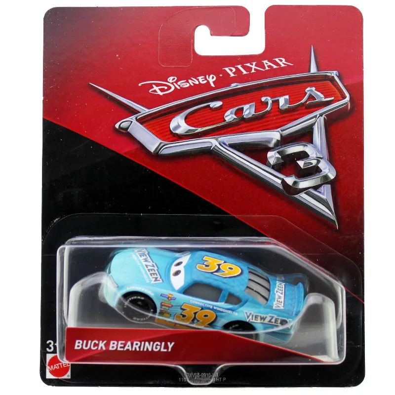 Disney Pixar Cars 3 игрушки Молния Маккуин Джексон Шторм Мастер Мак Крус Diecast металлического сплава модели автомобилей Рождественский подарок для мальчиков - Цвет: Buck