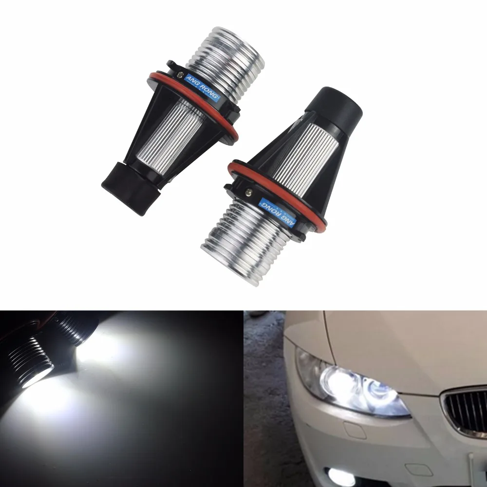 

ANGRONG 3W LED Marker Angel Eye White Light Lamp For BMW E39 E53 E60/E61 E63/E64 E65/E66 E87(CA113)