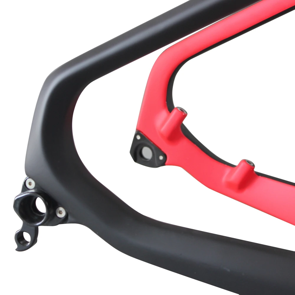 Flash Deal 26er carbon fat bike frame 197mm rear space fat bike carbon frame UD matt Red color with ican brand 17/19 inches SN02 10 Flash Deal 26er carbon fat bike frame 197mm rear space fat bike carbon frame UD matt Red color with ican brand 17/19 inches SN02 10