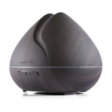 400ml Aroma Essential Oil Diffuser Ultrasonic Air Humidifier with Wood Grain