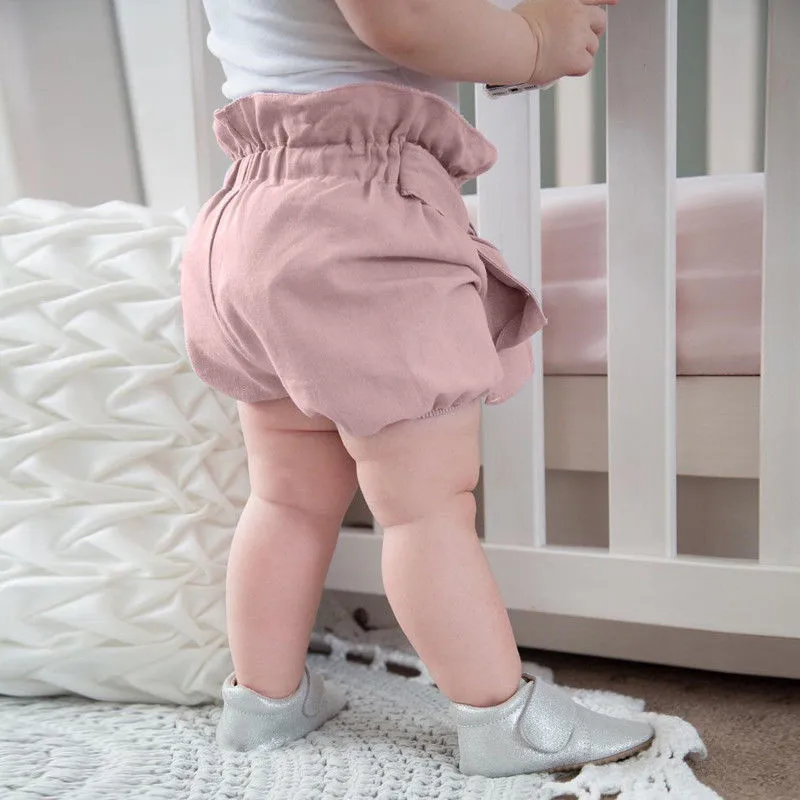 

Cute Floral Kids Girl Shorts Bottoms Baby Bloomer Shorts Harem Pants