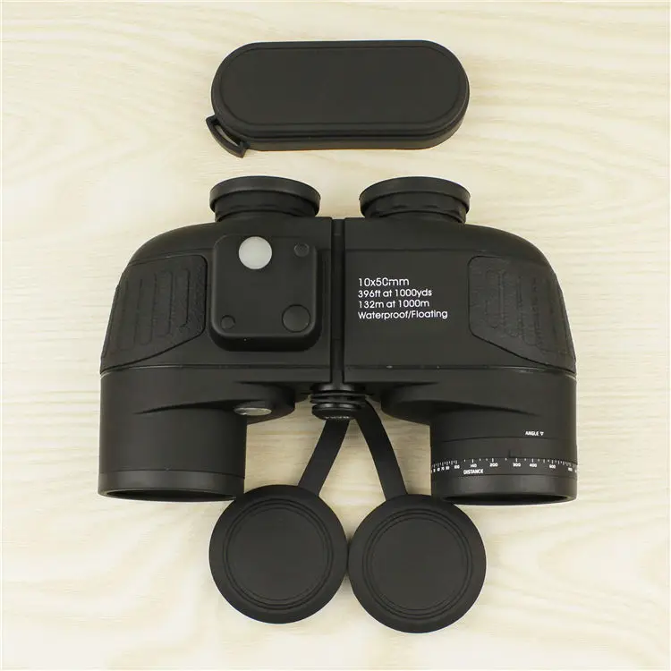 Powerful military font b binocular b font 10X50 waterproof digital compass font b binoculars b font