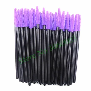 

Free shipping 100 pcs/lot Silicone Lash Brush One-off Eyelash Brush Makeup Tools
