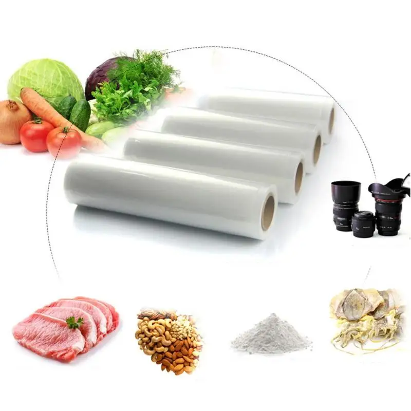 Прозрачные вакуумные пищевые герметики упаковочная машина пакеты обертки кухонный Органайзер