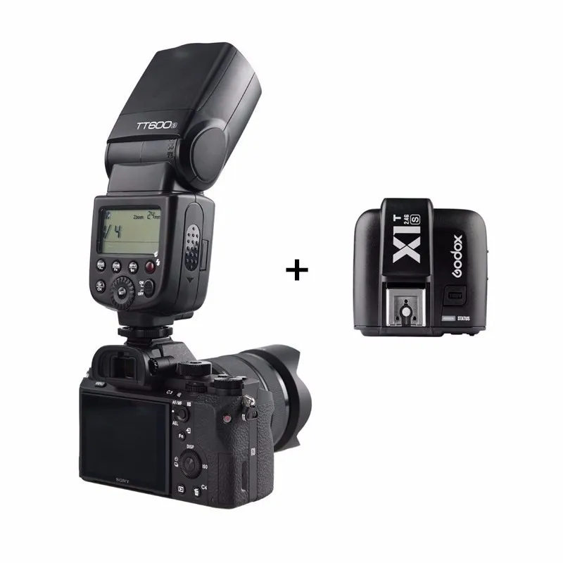 

Godox TT600S 2.4G HSS Wireless Flash Speedlite +X1T-S Transmitter for Sony Camera