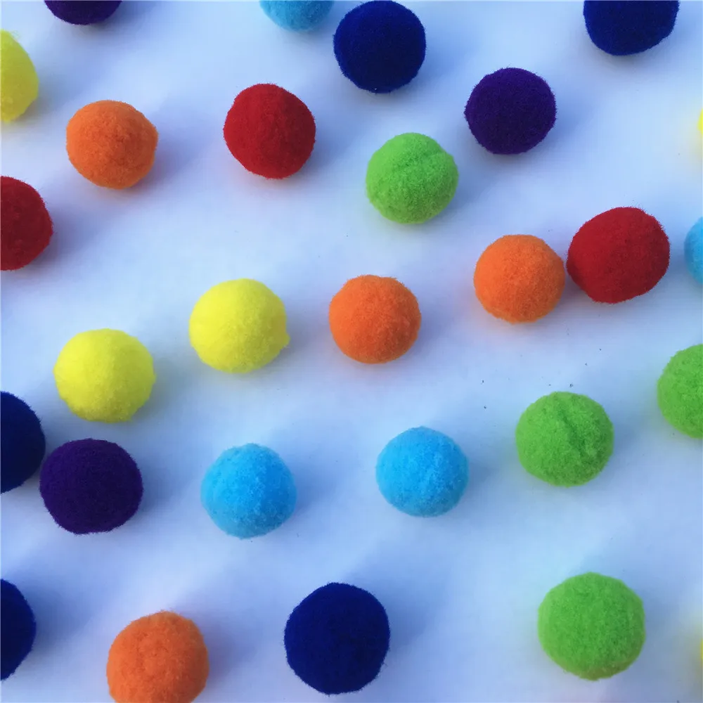 Шарики плюшевые для детей 8/10/15/20/25/30 мм|pompom colores|ball pompomballs for |