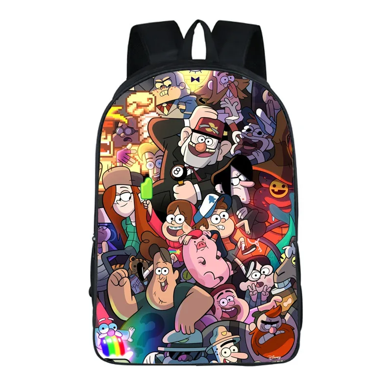 

Special offer Anime Gravity Falls Backpack Kids School shoulder bag travelling bag For Boys girls