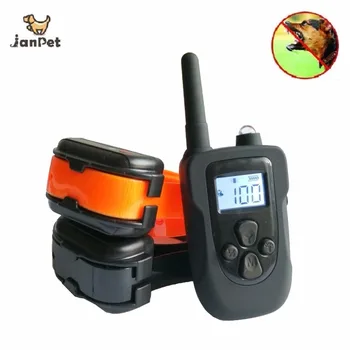 

JanPet 300M Remote Rechargeable And Waterproof 100Levels Vibration Shock Electronic Pet Dog Training Collar
