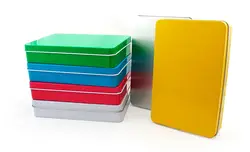 19*13*3.5 см Прямоугольник конфеты коробка для хранения подарочный футляр Открытка жестяная коробка визитная карточка box