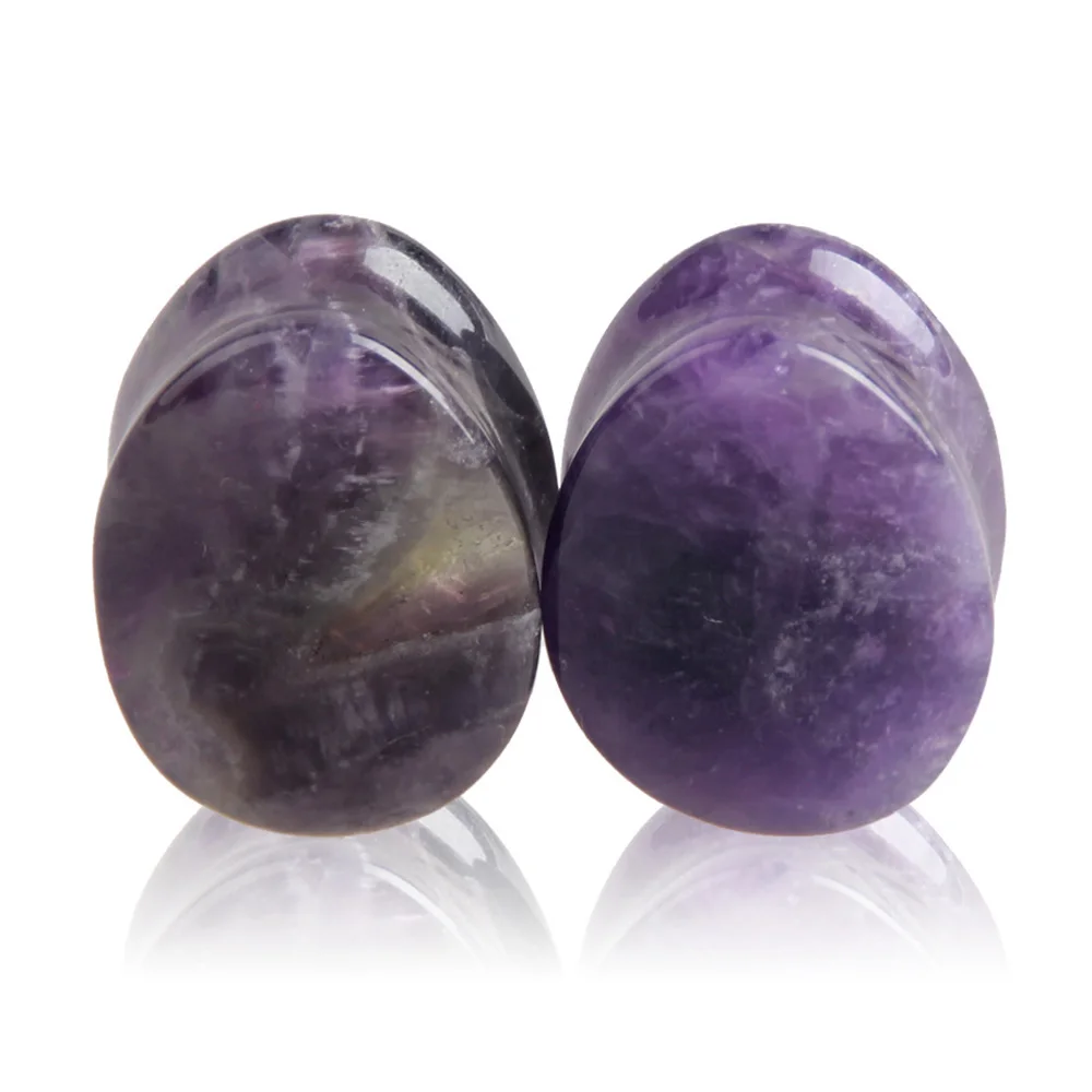 Затычки для ушей в форме капли розового кварца/аметиста/Amazon|water drop|quartz roseamethyst quartz |