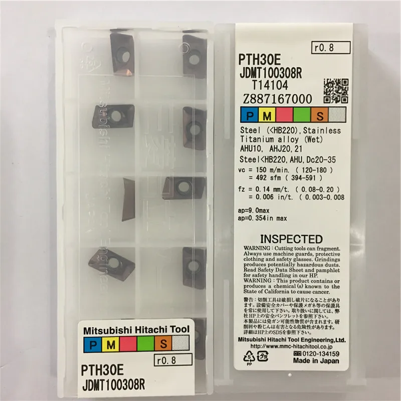 Pastilha de Metal Original com a Melhor Lote 10 Hitachi Duro Qualidade Frete Grátis Jdmt100308r Pth30e 100% Pçs –