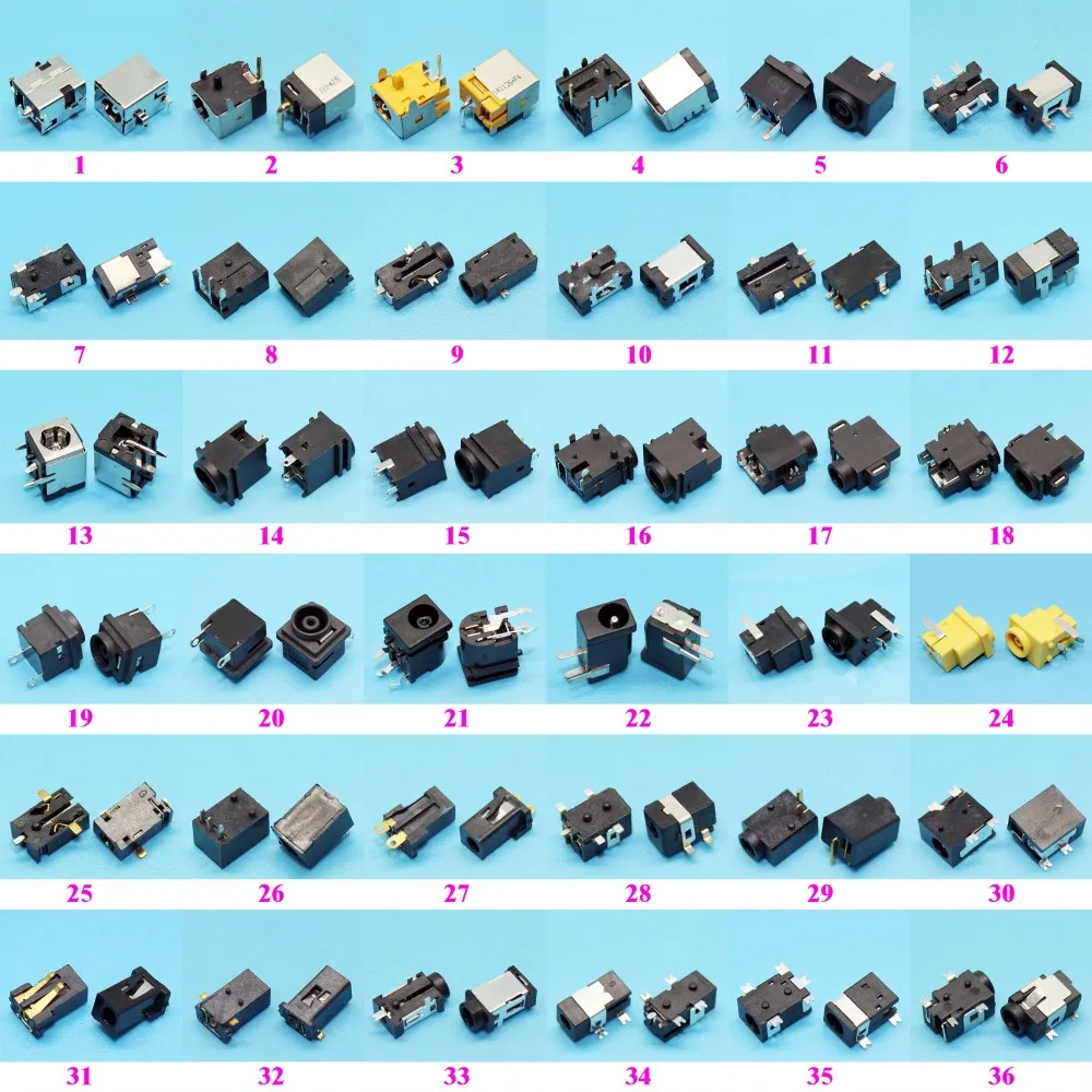 Ship from Russian Sample package:72models,72pcs Tablet PC MID Laptop DC Power Jack Connector for Samsung/Asus/Acer/HP/Toshiba/.. Ship from Russian Sample package:72models,72pcs Tablet PC MID Laptop DC Power Jack Connector for Samsung/Asus/Acer/HP/Toshiba/..