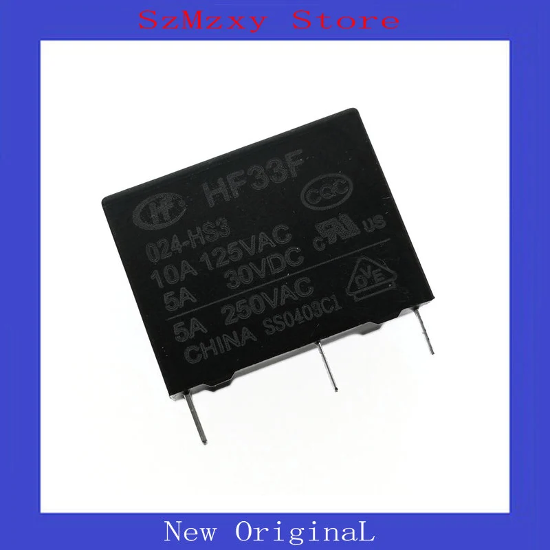 

20PCS/Lot Relay HF33F JZC-33F DIP4 5V 12V 24V HF33F-005-HS3 HF33F-012-HS3 HF33F-024-HS3