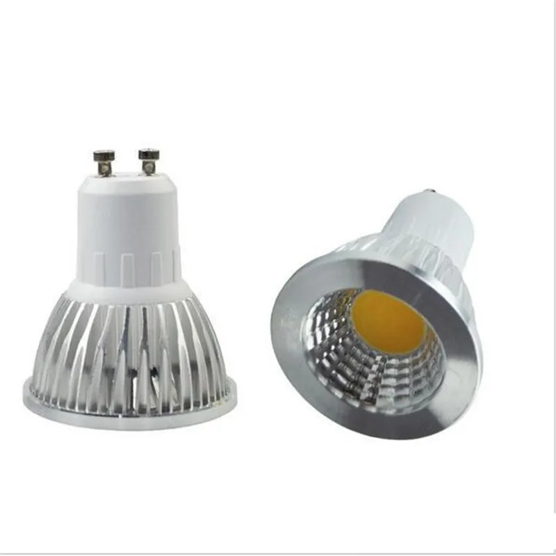 Super bright GU10 light bulb dimmable warm / white 85 265V 7W 12W 15W GU10 COB lamp LED GU10/E27