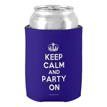 Популярные темно-синий сохранять спокойствие и партия Свадебные/День рождения Декор может охладитель пользовательские может охладитель пива держатель для напитков изолятор