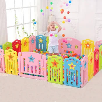 

Indoor Baby Playpen Outdoor Kids Play Games Fence Toddler Crawl Protection Rail Educational Baby Gear Children Safety Play Yard