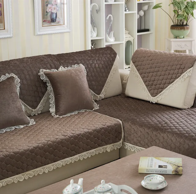 New European Minimalist Modern Fashion Lace Sofa Mats Four Seasons New European Minimalist Modern Fashion Lace Sofa Mats Four Seasons Universal Cover Non Slip