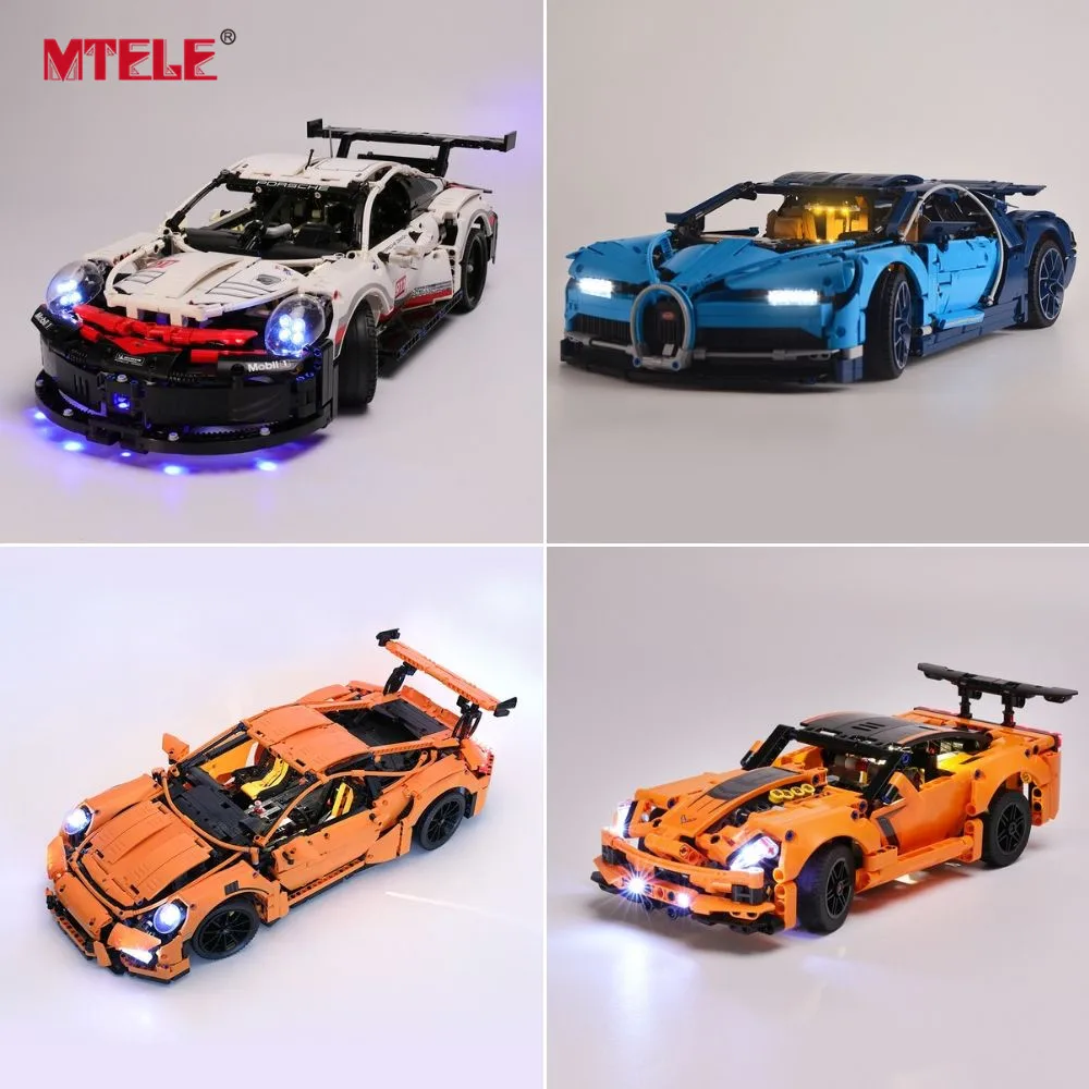 

MTELE Light Kit ONLY For Technic/Car Compatible With Legos 42083/10220/21108/42056/10242/10269/42096/42093/10248/10258/10265