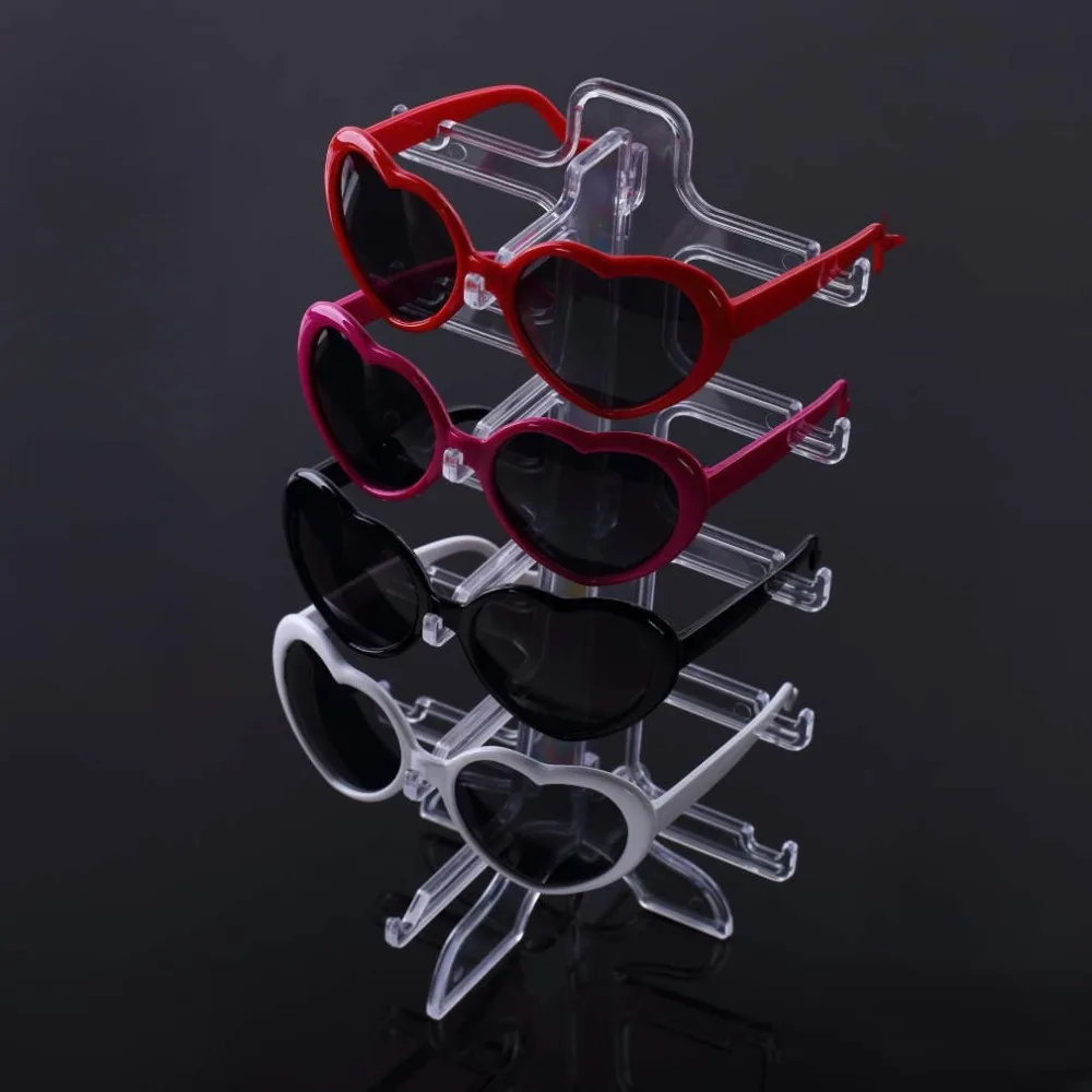 5 слоев Пластик Цепочки и ожерелья Браслет держатель очки солнцезащитные очки Дисплей выставочный стенд Мода удобно Frame Дисплей стойки