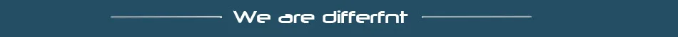 we are differfnt