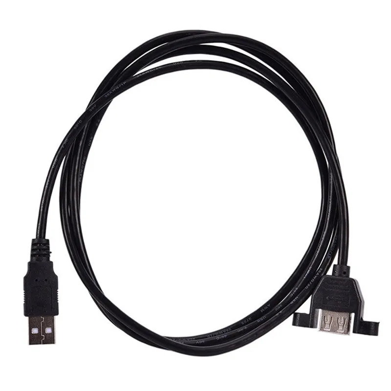 60 см USB 2 0 A штекер к гнезду Монтажный винт для крепления Удлинительный кабель