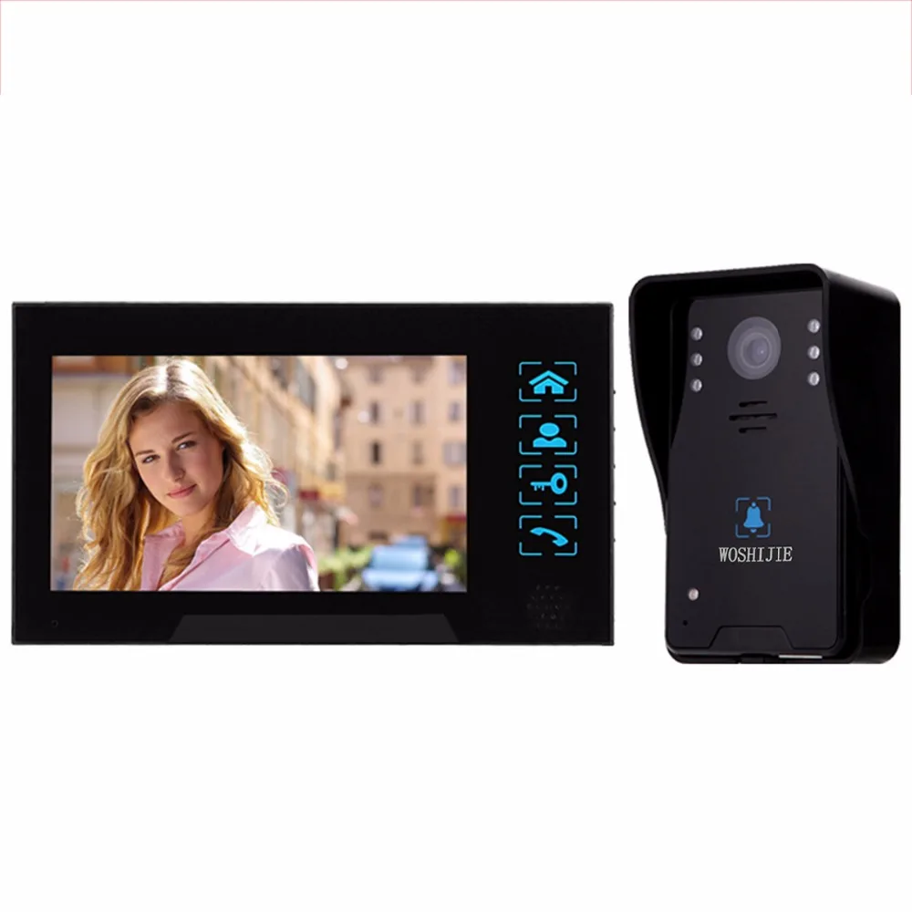 7 1000TVL Color Video Door Phone Video Intercom IR Night Vision Camera Doorbell Video Intercom Monitor F4345A1 7 1000TVL Color Video Door Phone Video Intercom IR Night Vision Camera Doorbell Video Intercom Monitor F4345A1