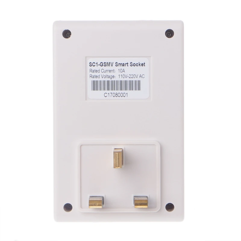 EU/UK Phone RC Remote Wireless Control Smart Switch GSM Socket Power Plug for Home Household Appliance
