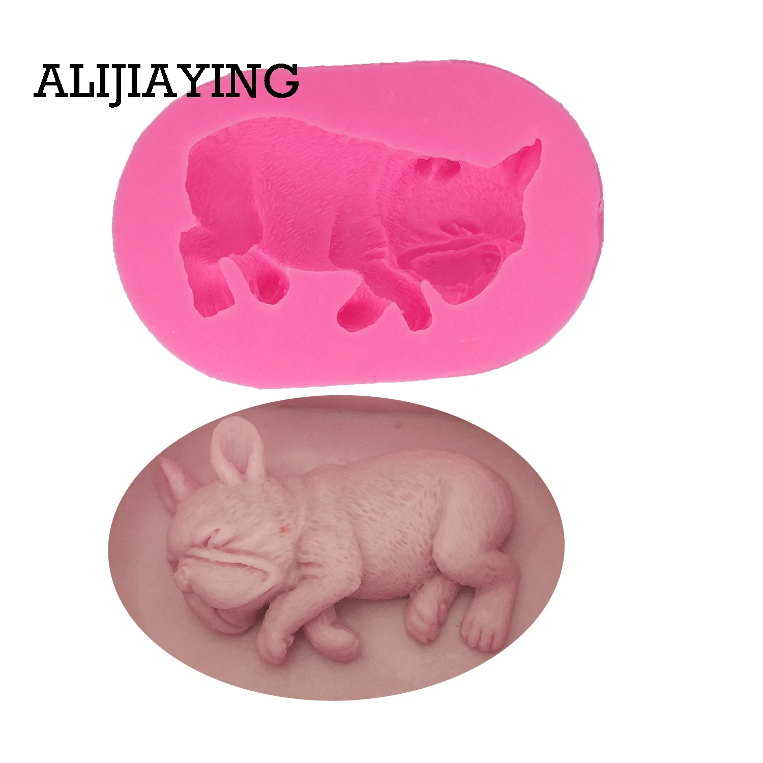 

DY0013 Cute dog Mold silicone molds Fondant Chocolate Moulds Handmade Craft Mould Plaster Sugar Craft Molds DIY Cake fimo
