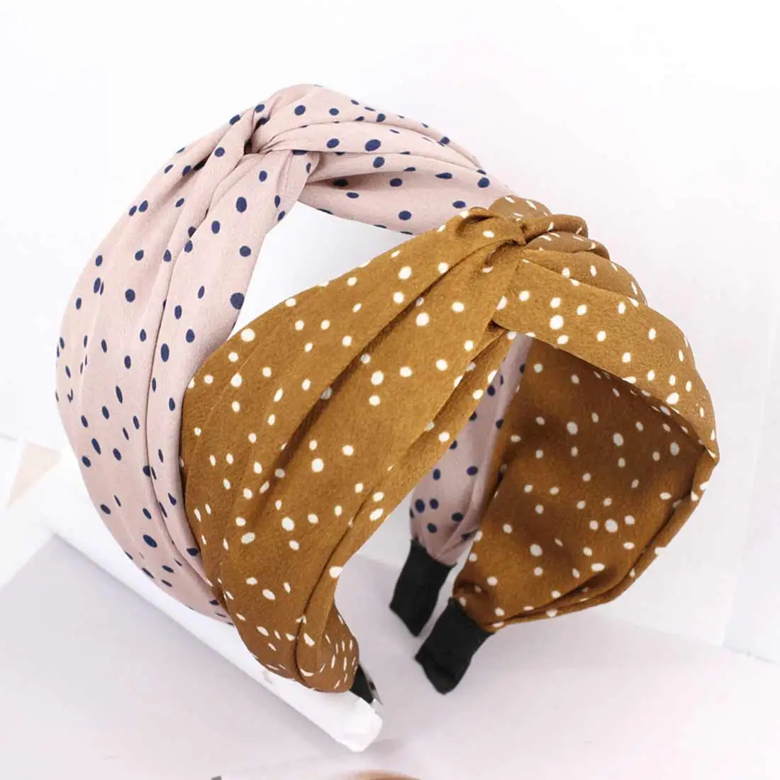 

4 Colors Fashion Women Cloth Top-knot Cross Hairbands Headbands Quality Wide maiden style Beautiful Colors Hair Holder
