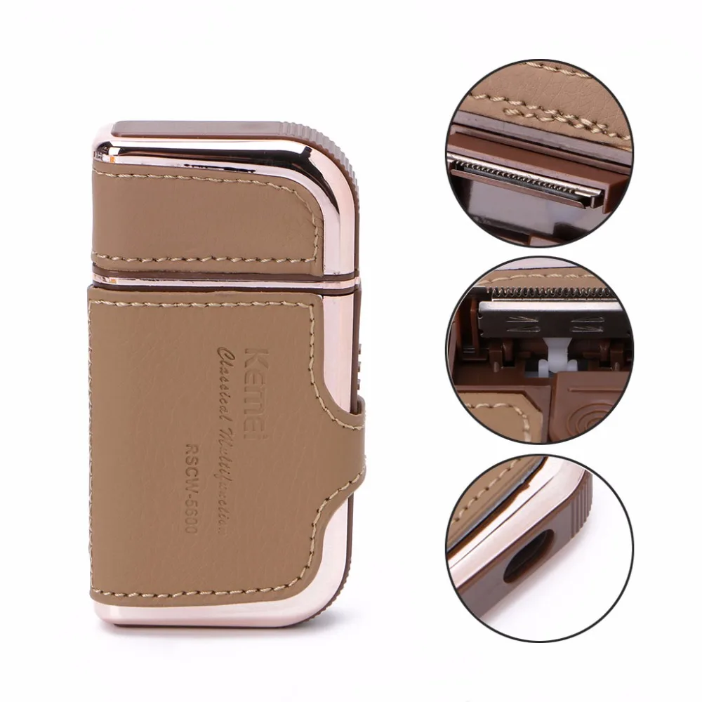 Kemei RSCW - 5600 Men Portable Mini Reciprocating Cordless Rechargeable Shaver Kemei RSCW - 5600 Men Portable Mini Reciprocating Cordless Rechargeable Shaver