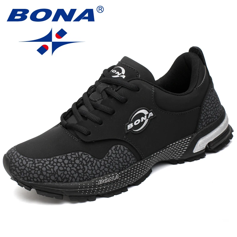 $34.79 BONA New Classics Style Men Running Shoes Lace Up Men Athletic Shoes Outdoor Jogging Sneakers Comfortable Fast Free Shipping
