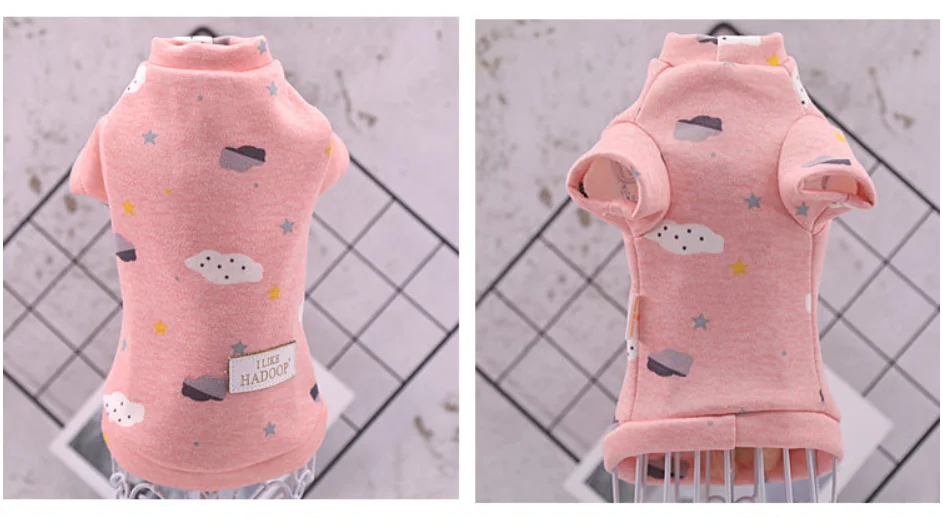 Simsert/новая одежда для кошек; сезон осень-зима; популярный милый свитер с рисунком; подходит для кошек и собак; флисовый свитер для домашних животных; Costume75