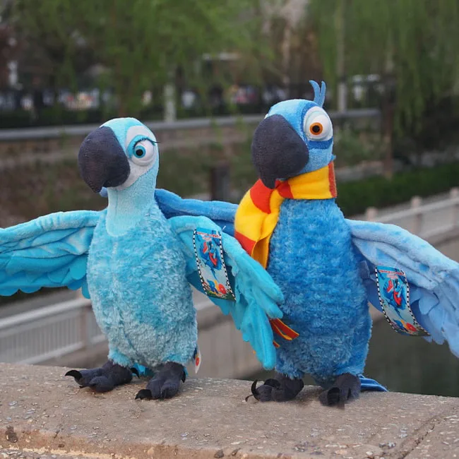 28cm Anime Rio Blu En Jewel Papegaai De Film Rio 2 Pluche Soft Gevulde Pop Speelgoed Aliexpress Mobile