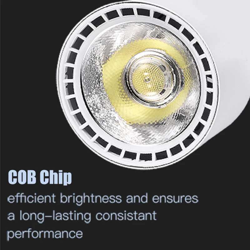 Трек светодиодные лампы свет AC220V 12 W 20 30 40 COB Алюминий Luminacao железнодорожных путей