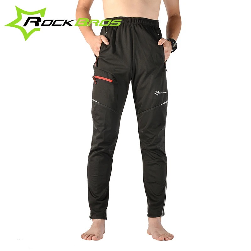 

ROCKBROS Autumn Winter Windproof Thermal Cycling Pants ciclismo bicicleta Cycling Clothing Bicycle Ride Pants Bike Pants