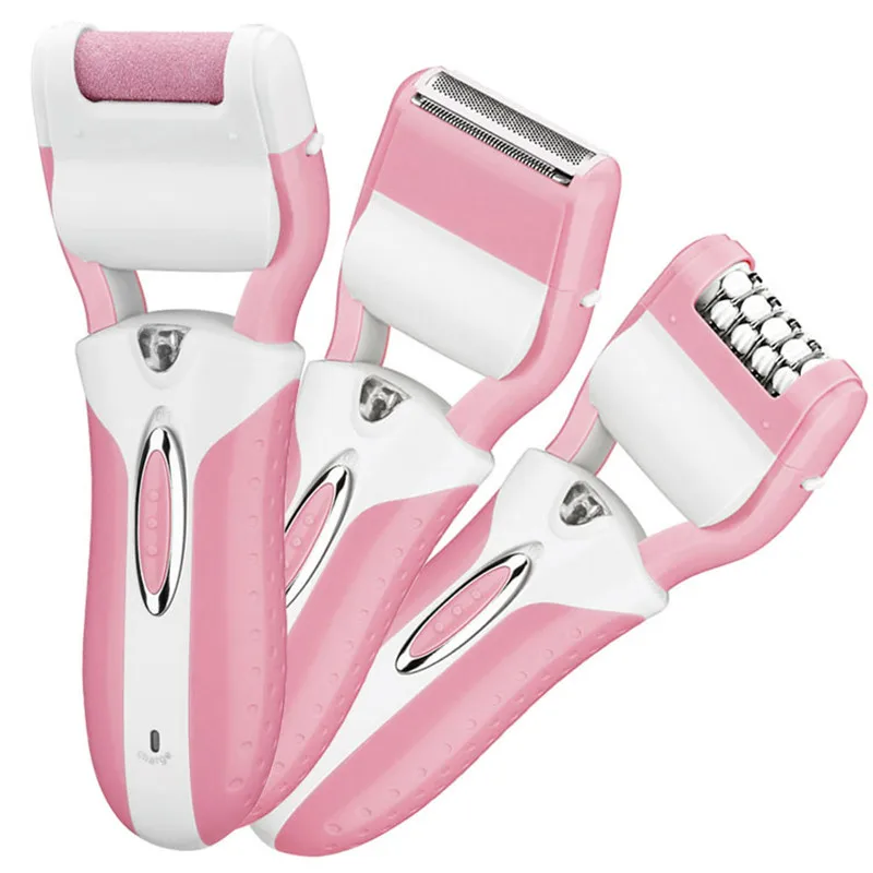 3 In 1 Electric Body Hair Remover Lady Shaver Epilator Bikini Line