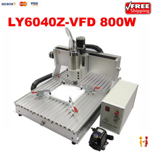Free Shipping Desktop 3 Axis Cnc Milling Machine Ly Cnc Router 6040 Z Vfd Free Shipping Desktop 3 Axis Cnc Milling Machine Ly Cnc Router 6040 Z Vfd