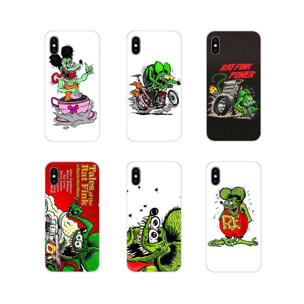 Аксессуары чехлы для телефонов Apple iPhone X XR XS MAX 4 4S 5 5S 5C SE 6 6S 7 8 Plus ipod touch Tales of the Rat Fink |