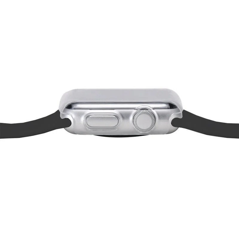 Защитный чехол из прозрачного силикона для Apple Watch Series 2 3 прозрачный экрана 38