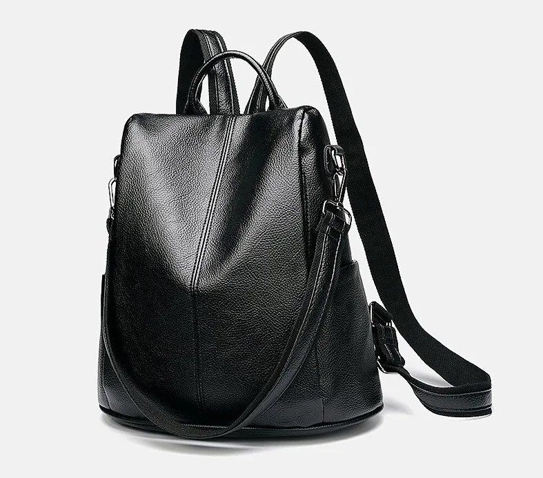 Женский рюкзак из натуральной кожи, сумки от известного бренда, рюкзаки для девочек-подростков, модные женские рюкзаки из натуральной кожи, C754