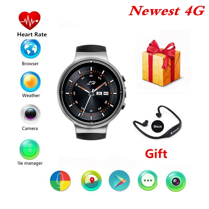 

I8 Smart Watch 1.39" 400*400 AMOLED Display screen 4G GPS WIFI Bluetooth smartwatch Heart Rate Monitor supports Google Play