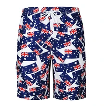 Шорты мужские s бермуды Летний принт национального флага мужские пляжные Горячие карго мужские пляжные шорты мужские Брендовые мужские Короткие повседневные шорты для фитнеса