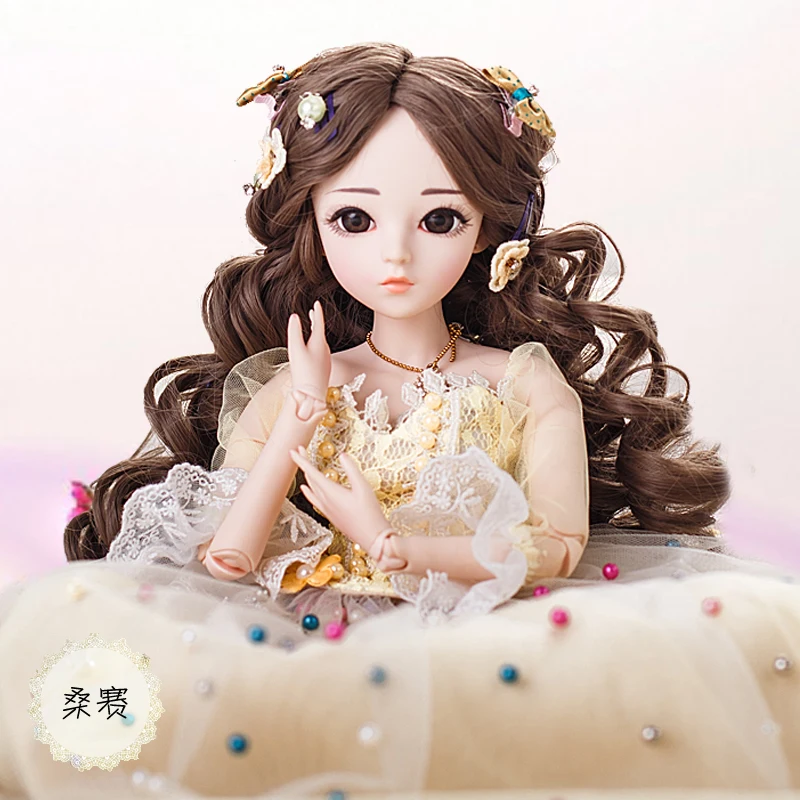 BJD 60 см кукла игрушки высшего качества китайская Кукла 18 шарниров BJD шарнир Кукла Мода девушка подарок - Цвет: I