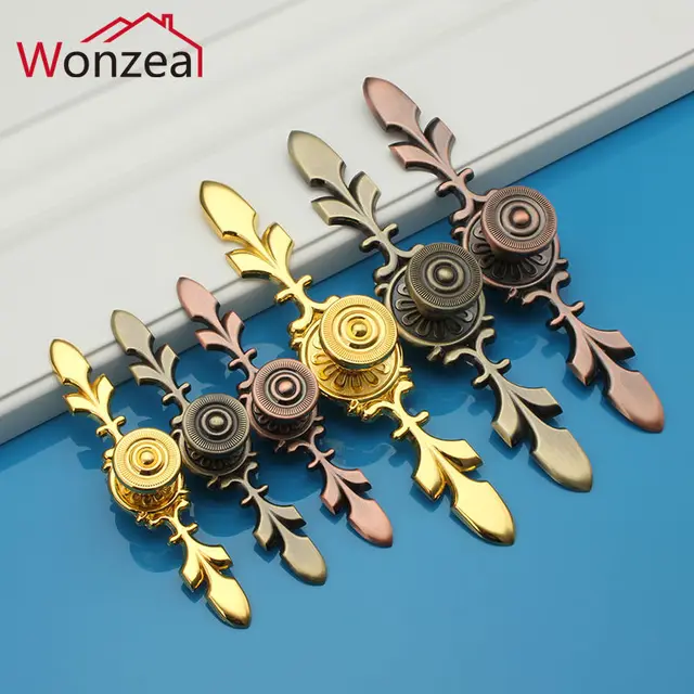 Best Price Antique brass Red copper bronze color Zinc Alloy Kitchen Furniture handle bedroom drawer knobs cabinet pulls Golden color Best Price Antique brass Red copper bronze color Zinc Alloy Kitchen Furniture handle bedroom drawer knobs cabinet pulls Golden color