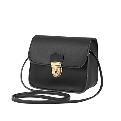 Новинка, повседневные маленькие кожаные сумки с клапаном, высокое качество,, дамские сумочки для вечеринок, клатчи, женские сумки через плечо, вечерняя сумка - Цвет: New Black