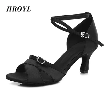 

Women Latin dance shoes for Ladies Girls satin new arrival soft ballroom dancing shoes about 5CM/7CM wholesales dorpshipping