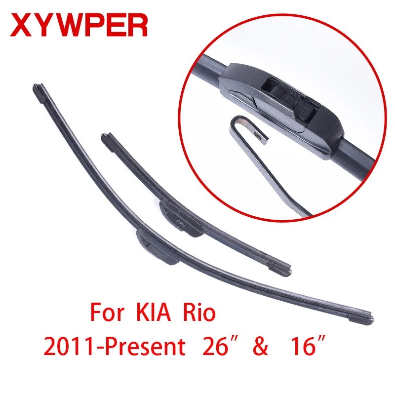 XYWPER Wiper Blades for KIA Rio 3 2011 2012 2013 2014 2015 2016 26"&16