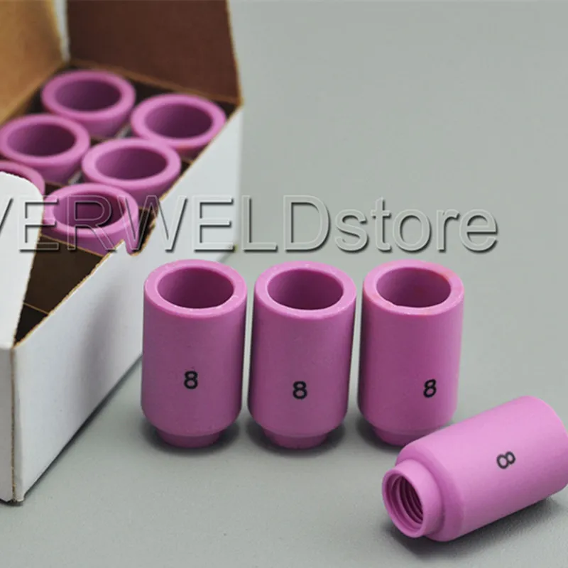 13N11 # 7 TIG Alumina Nozzle Shield Cup for WP9 20 25 TIG Torch 10 Pieces