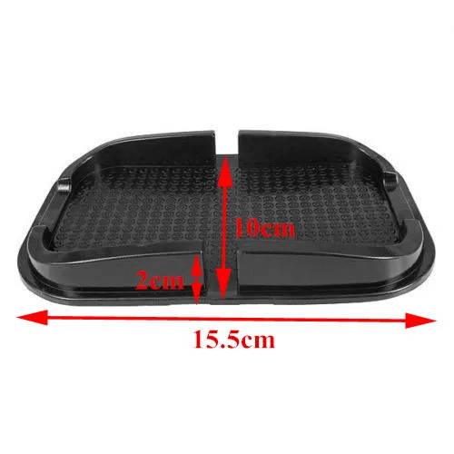 Черный липкий коврик для приборной панели автомобиля, противоскользящий Автомобильный держатель для приборной панели для гаджета, мобильного телефона, gps, подставка, аксессуары для салона автомобиля