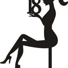 Персонализированные украшения для торта на день рождения, элегантные женские туфли на высоком каблуке, акриловые украшения для торта на заказ